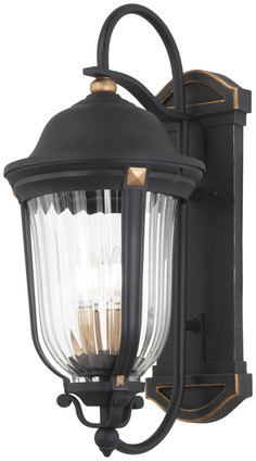 Minka-Lavery - 73234-738 - Four Light Outdoor Wall Mount - Peale Street - Sand Gold And Vermeil Gold