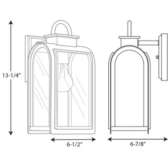 Refuge One Light Wall Lantern (P6030-108)