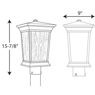 Arrive Led LED Post Lantern (P6427-3130K9)