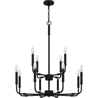 Abner 12 Light Chandelier (ABR5128MBK)