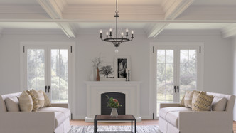Adelaide Six Light Chandelier (ADL5026MBK)