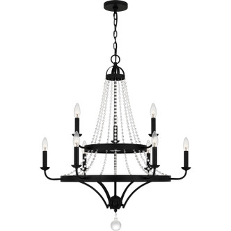 Adelaide Nine Light Chandelier (ADL5030MBK)