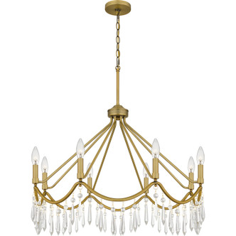 Quoizel - AID5030AB - Eight Light Chandelier - Airedale - Aged Brass