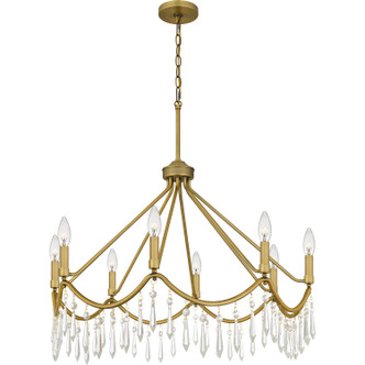 Airedale Eight Light Chandelier (AID5030AB)