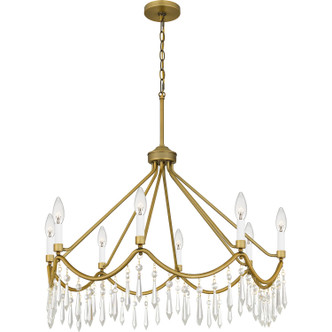 Airedale Eight Light Chandelier (AID5030AB)