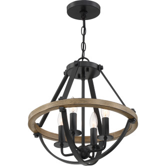Bartlett Four Light Semi-Flush Mount (BRL1716EK)