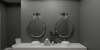 Caputo Two Light Bath (CAP8615MBK)