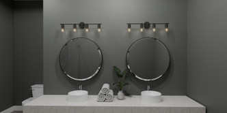 Caputo Four Light Bath (CAP8632MBK)