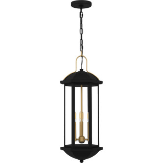Quoizel - CFD1910MBK - Three Light Outdoor Hanging Lantern - Crestfield - Matte Black