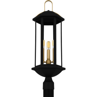 Crestfield Three Light Outdoor Post Lantern (CFD9010MBK) Crestfield Three Light Outdoor Post Lantern (CFD9010MBK)