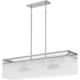 Quoizel - CMI438BN - Four Light Linear Chandelier - Camilla - Brushed Nickel