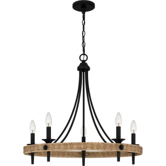 Quoizel - CNI5026MBK - Five Light Chandelier - Catania - Matte Black