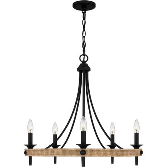 Catania Five Light Chandelier (CNI5026MBK)