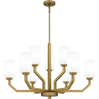 Quoizel - CVR5034AB - Nine Light Chandelier - Cavalier - Aged Brass