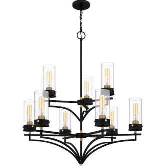 Hillside Nine Light Chandelier (HLS5031MBK) Hillside Nine Light Chandelier (HLS5031MBK)