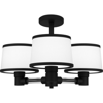 Kylen Three Light Semi Flush Mount (KYL1722MBK) Kylen Three Light Semi Flush Mount (KYL1722MBK)