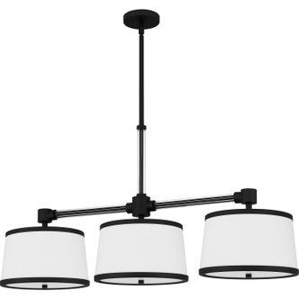 Kylen Three Light Linear Chandelier (KYL342MBK) Kylen Three Light Linear Chandelier (KYL342MBK)