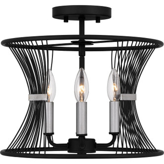Leiland Four Light Semi Flush Mount (LEI1714MBK) Leiland Four Light Semi Flush Mount (LEI1714MBK)