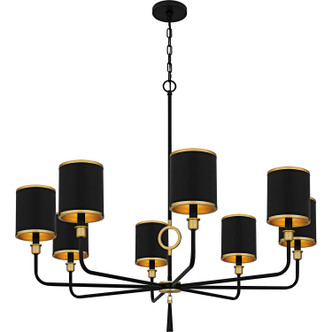 Lockery Eight Light Chandelier (LKY5040MBK)