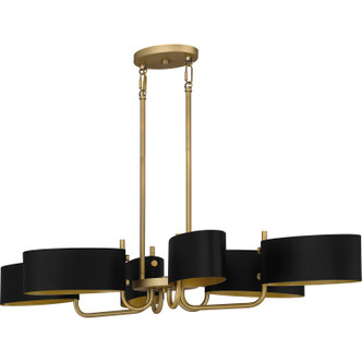 Madden Six Light Linear Chandelier (MAD641AB) Madden Six Light Linear Chandelier (MAD641AB)