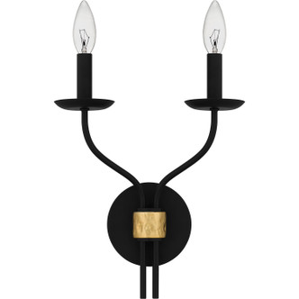 Margaret Two Light Wall Sconce (MAG8711MBK)