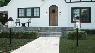 Manning Three Light Outdoor Hanging Lantern (MAN1911WT) Manning Three Light Outdoor Hanging Lantern (MAN1911WT)