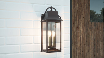 Manning Three Light Outdoor Wall Mount (MAN8411WT) Manning Three Light Outdoor Wall Mount (MAN8411WT)