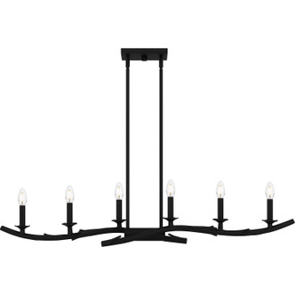 Oakley Six Light Linear Chandelier (OAK644EK)