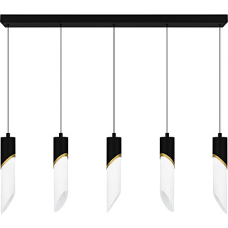 Alys LED Linear Chandelier (PCAYS540MBK)