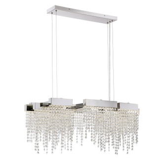 Quoizel - PCCL1033PK - LED Island Chandelier - Crystal Falls - Polished Nickel Quoizel - PCCL1033PK - LED Island Chandelier - Crystal Falls - Polished Nickel