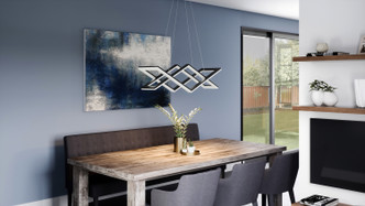 Newman LED Linear Chandelier (PCNEW136MBK) Newman LED Linear Chandelier (PCNEW136MBK)