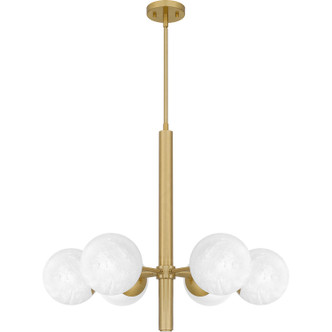 Quoizel - PCSEI5028AB - Six Light Chandelier - Solei - Aged Brass
