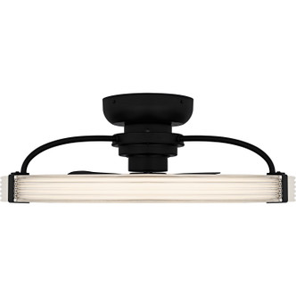 Quoizel Semi-Flush Mount LED Fan Light (QFA6805MBK) Quoizel Semi-Flush Mount LED Fan Light (QFA6805MBK)