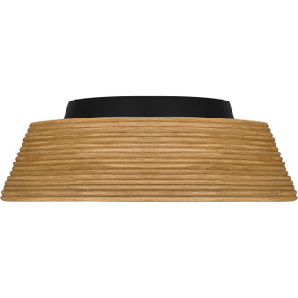 Quoizel Flush Mount Three Light Flush Mount (QFL6167MBK)