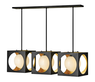 Fredrick Ramond - FR33005ABK - Three Light Chandelier - Vega - Anvil Black
