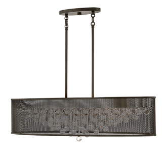 Fredrick Ramond - FR38902BLK - LED Linear Chandelier - Fiona - Black