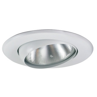 Nora Lighting - NT-5070W - 5 Br/Par30 Adj. Eyeball W/ Metal Trim - Rec Inc 5 Trim - White