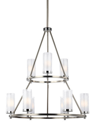 Jonah Nine Light Chandelier (F2987/9SN/CH)