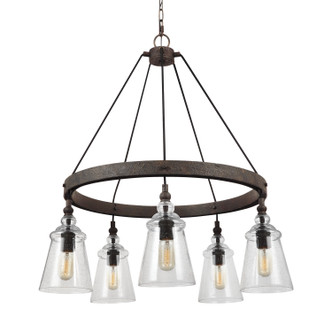 Loras Five Light Chandelier (F3169/5DWI)