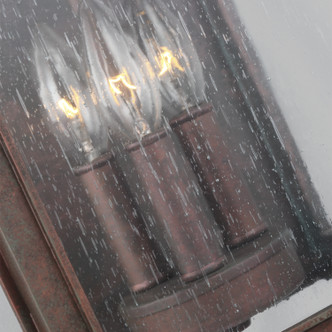 Randhurst Three Light Outdoor Wall Lantern (OL14372CO)