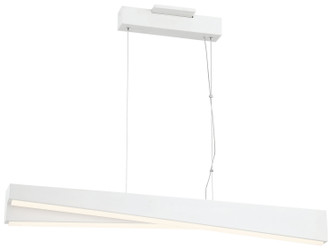 George Kovacs - P1154-655-L - LED Island Pendant - So Inclined - Sand White