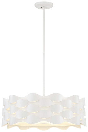 George Kovacs - P1304-655-L - LED Pendant - Coastal Current - Sand White