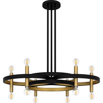 Winsland 12 Light Chandelier (WID5030MBK)