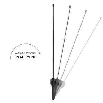 Dorian LED Garden Light (EG26730-BK)