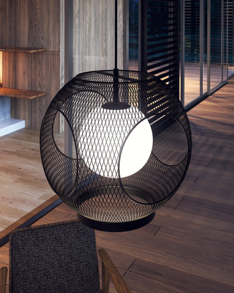 Kona One Light Exterior Pendant (EP56913-BK/OP)