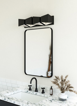 Cubix LED Vanity (VL31224-BK/WH)