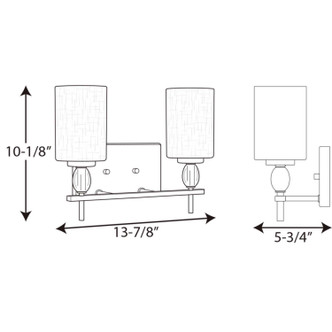 Status Two Light Bath (P2775-15)