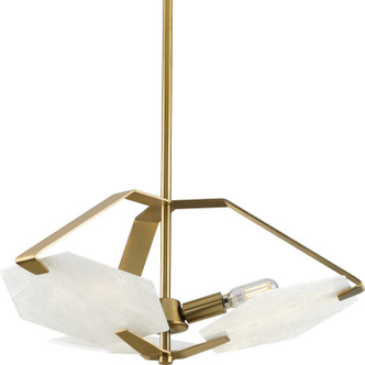 Progress Lighting - P350158-109 - Three Light Semi Flush Convertible - Rae - Brushed Bronze