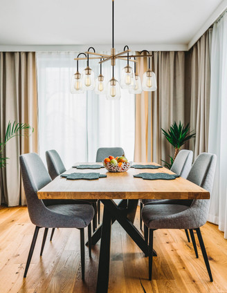 Fusion Seven Light Chandelier (FSN-8107-CLER-MBBR)