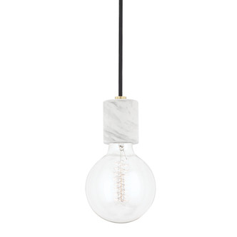 Mitzi - H120701-AGB - One Light Pendant - Asime - Aged Brass